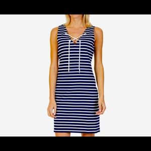 Classic Nautical sleeveless cover-up